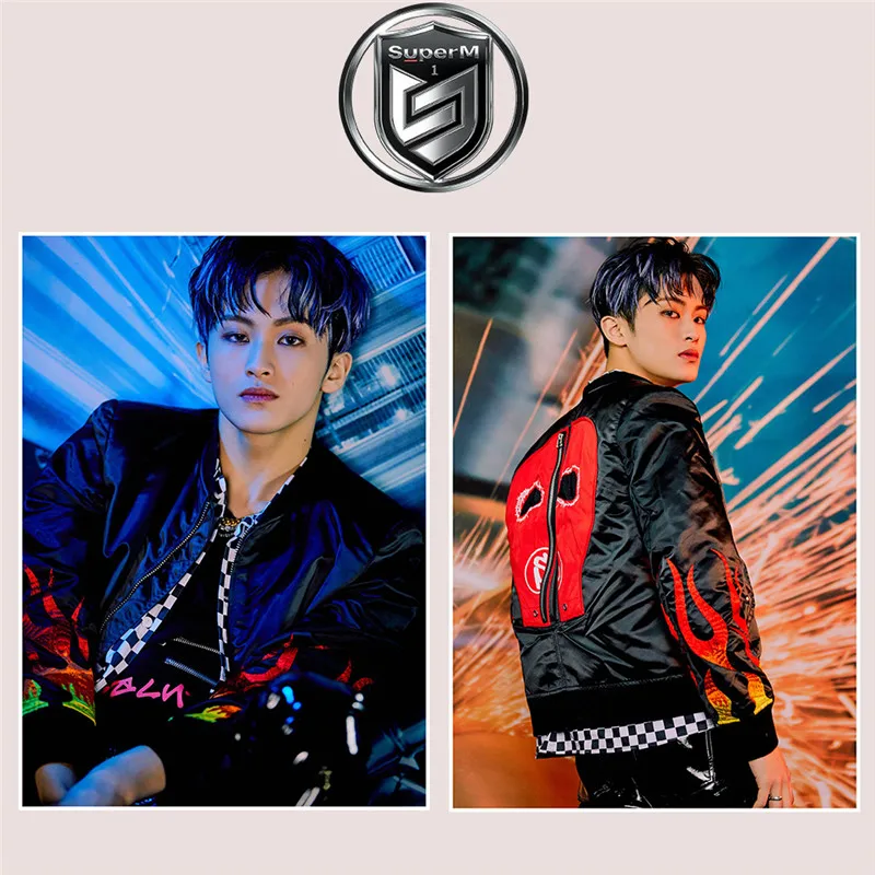 2 шт./компл. Kpop Super M BAEKHYUN MARK LUCAS TAEMIN TAEYONG KAI TEN новый альбом постер изображенная