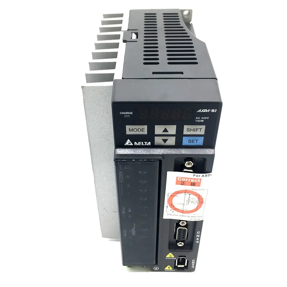 Delta A2 750W 2.39Nm комплект ASD 0721 L ECMA C10807RS C10807SS тормоз серводвигатель переменного тока