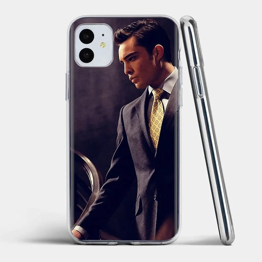 Мягкий чехол-накладка для iPhone 11 Pro 4 4S 5 5S SE 5C 6 6S 7 8 X XR XS Plus Max iPod Touch Сплетница Ed Westwick