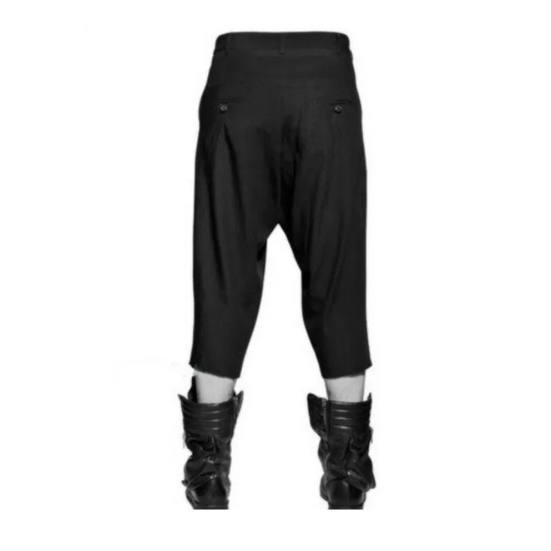Hot 2021 New Men Casual Fashion Personalized Anter Capris Culottes Calf Length Pants Hairstylist Nightclub Costumes Trousers | Мужская