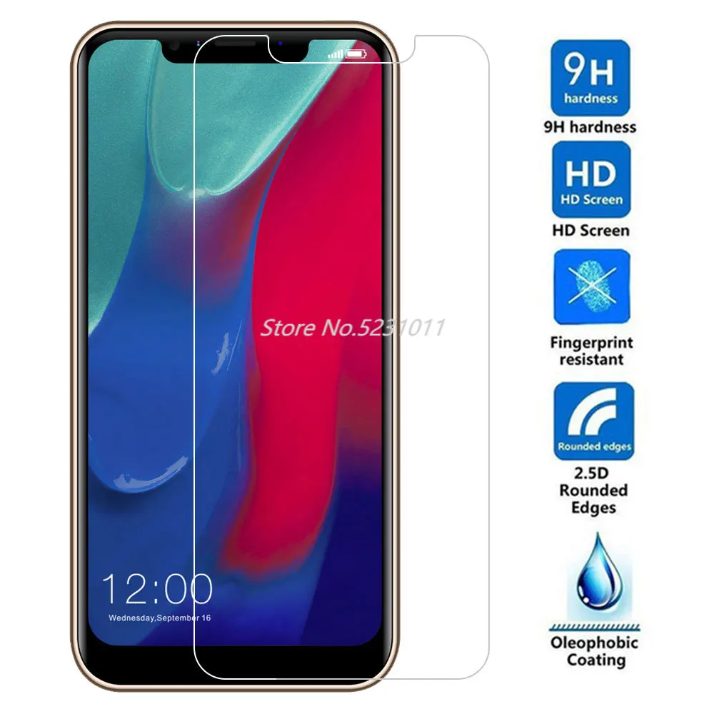 2PCS 9H 2.5D Tempered Glass for LEAGOO M11 Screen Protector 6.18 Inch Smart Phone Protective Film | Мобильные телефоны и