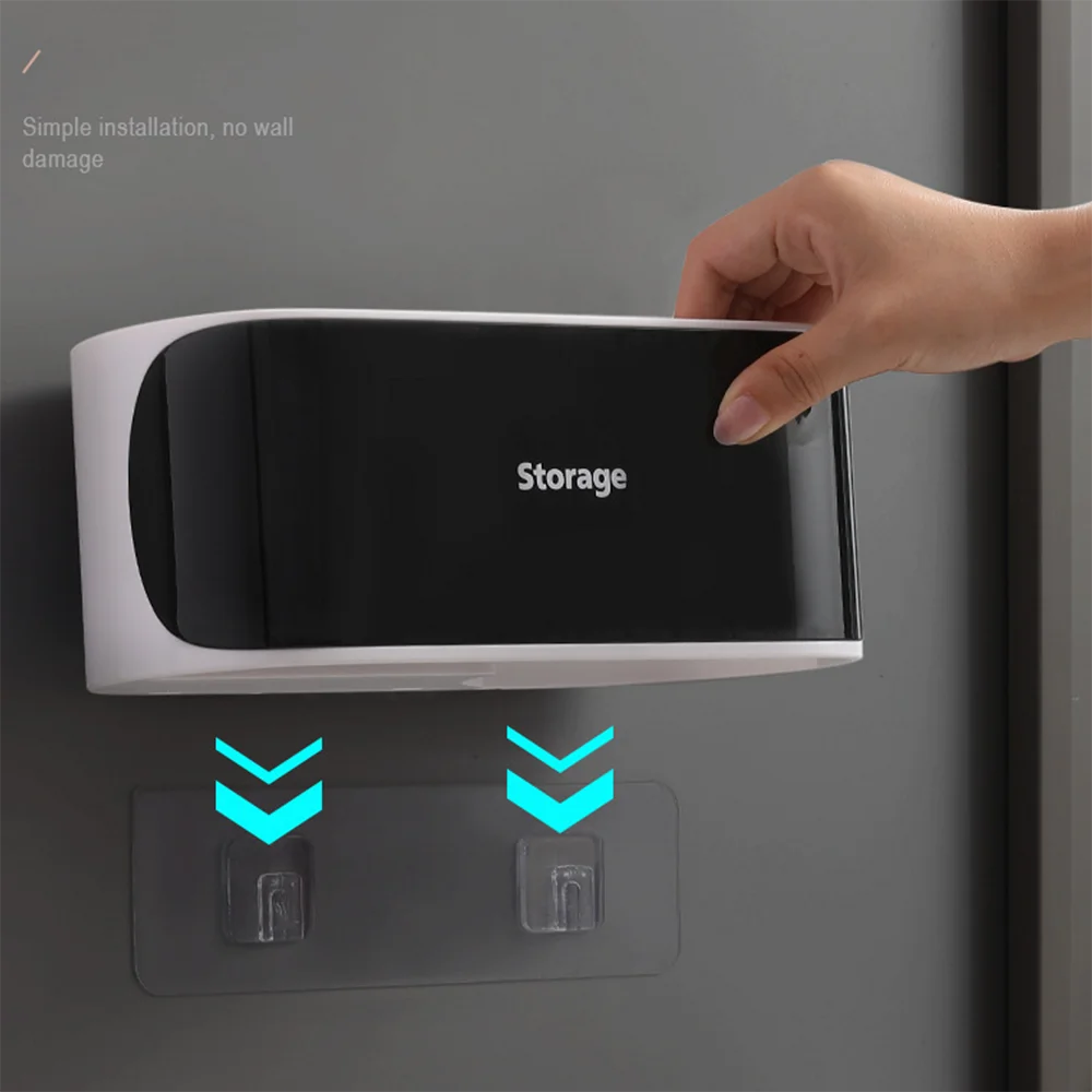 Стойка для фена настенная стойка ванной Косметическая Коробка хранения с