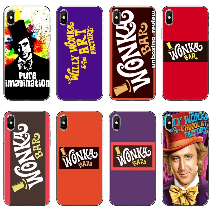 Шоколадный чехол Willy Wonka для LG G5 G6 G7 Q6 Q7 Q8 Q9 V30 X Power 2 3 Nokia 6 7 8 9 OnePlus 3T 5T 6T|Бамперы| |