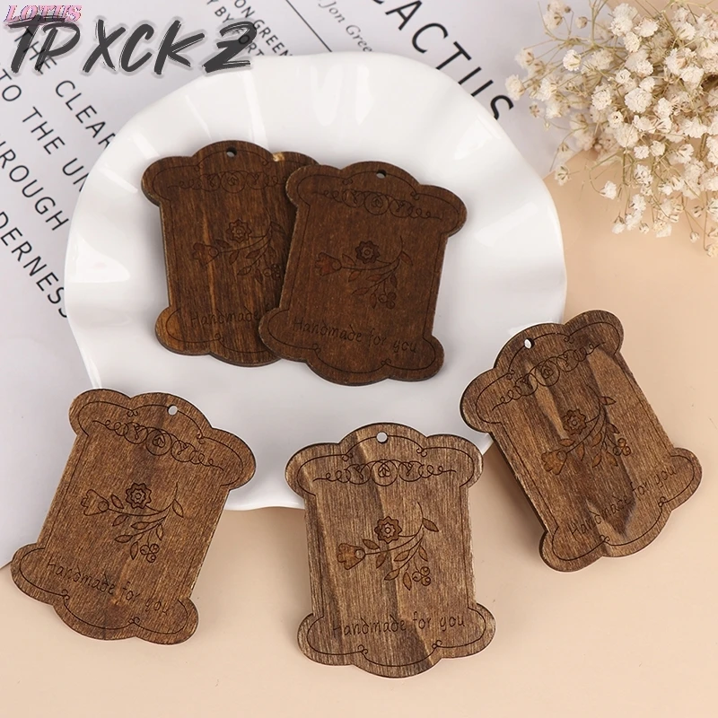 

Flower Pattern Brown Wooden Bobbin Spools Cord Wire Sewing For Thread String Ribbons Reel Flat Spool Home Decor 68*53mm 5Pcs/lot