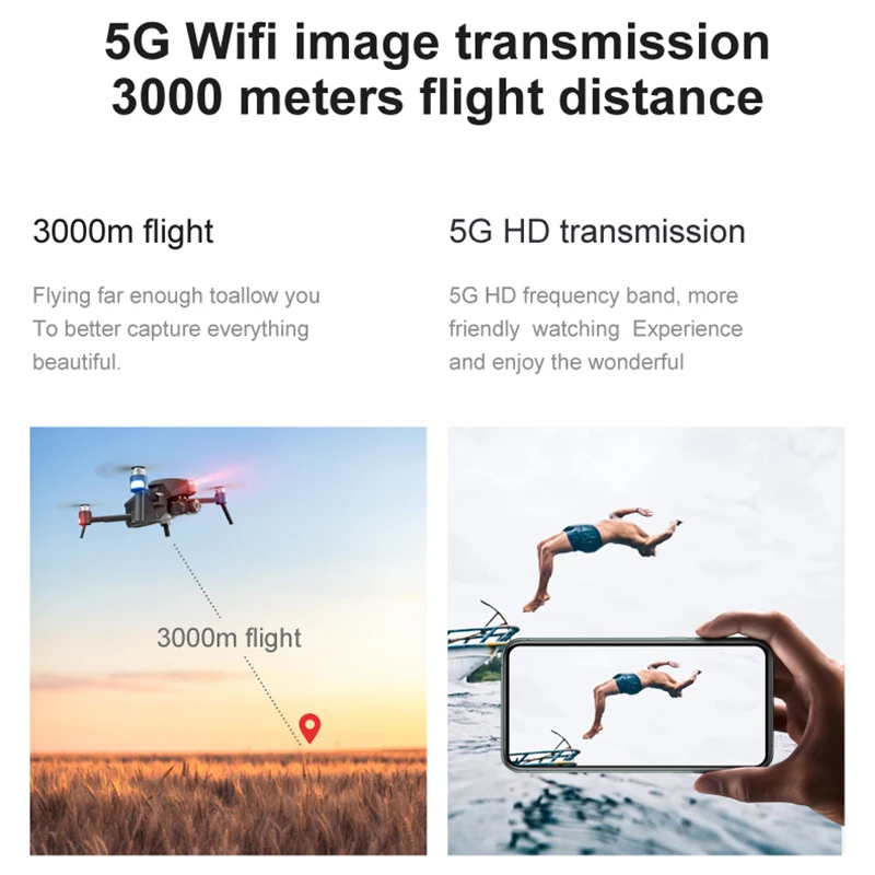 новый gps дрон 6k hd камера бесщето