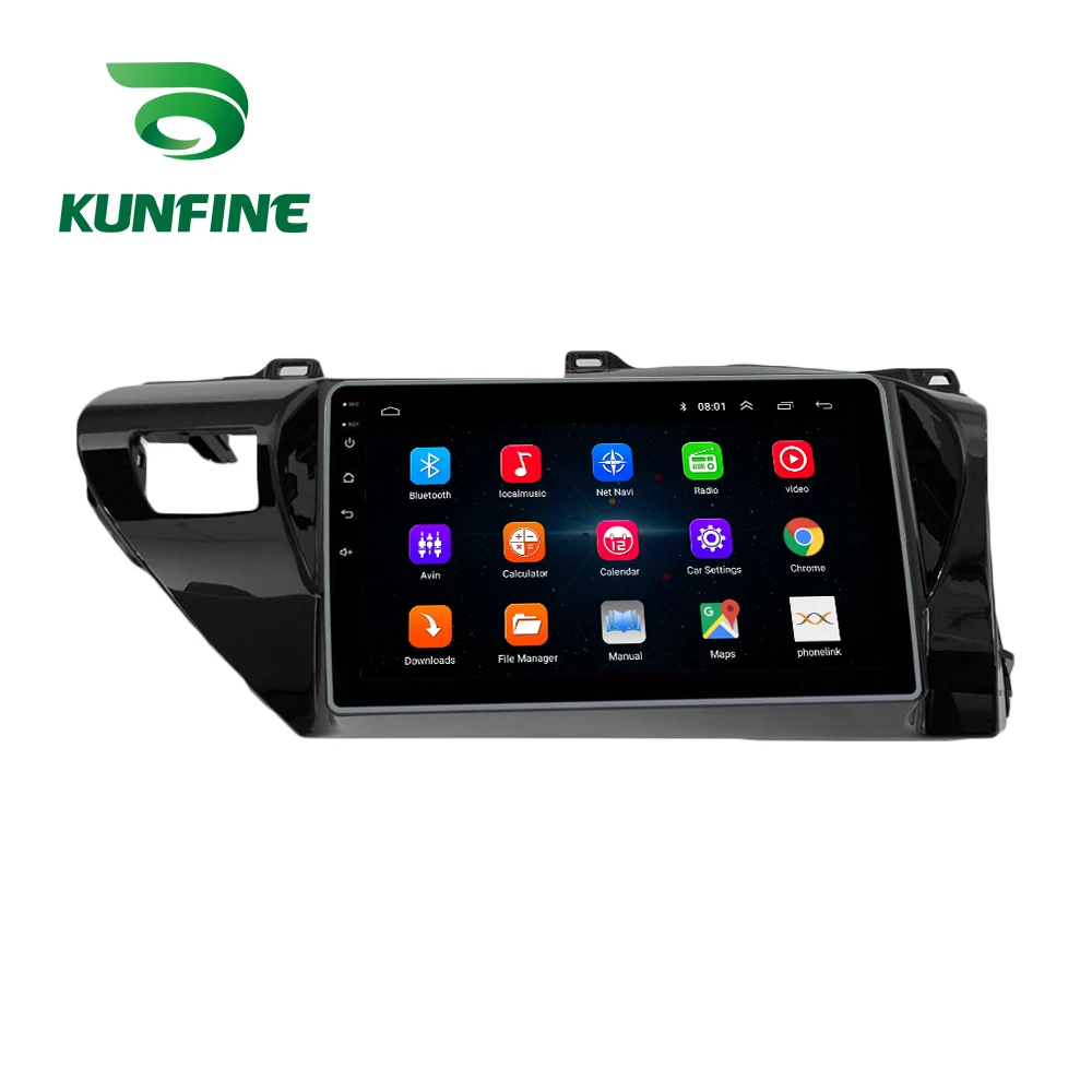 Автомобильный радиоприемник для Toyota Hilux 2015-2020 RHD/LHD Octa Core Android 10 0 автомобильный DVD