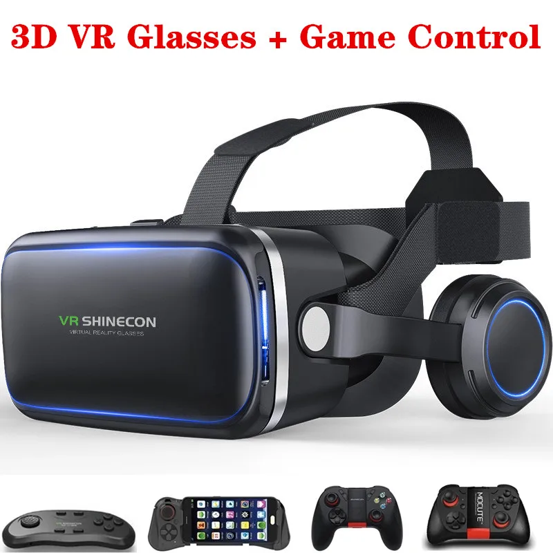 High-end Original VR glasses Headset version virtual reality 3D VR Glasses Optional Bluetooth Game Controller Toys For Children