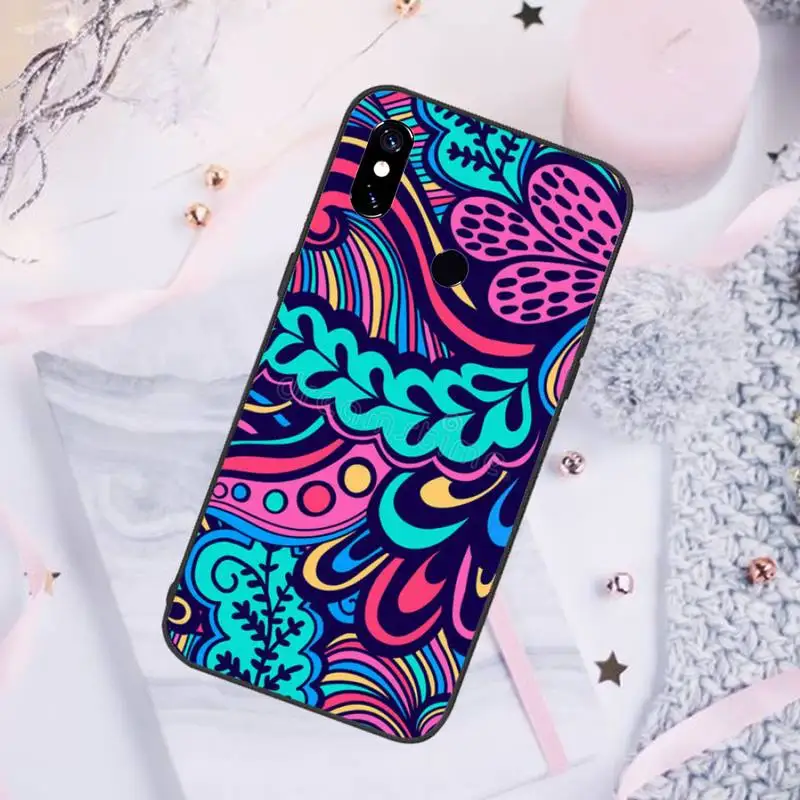 

Mandala flower totem Phone Case For Xiaomi Redmi 7 8 9t a3Pro 9se k20 mi8 max3 lite 9 note 9s 10 pro