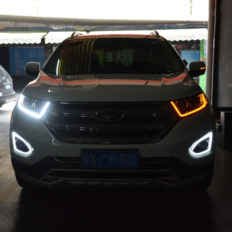 Бесплатная доставка! HID Rio светодиодные фары Ford Edge лампы Hernia аксессуары продукты