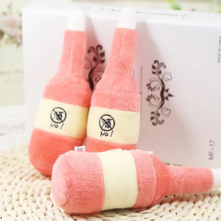 Милая жевательная игрушка для собак и кошек плюшевая искусственная со звуком