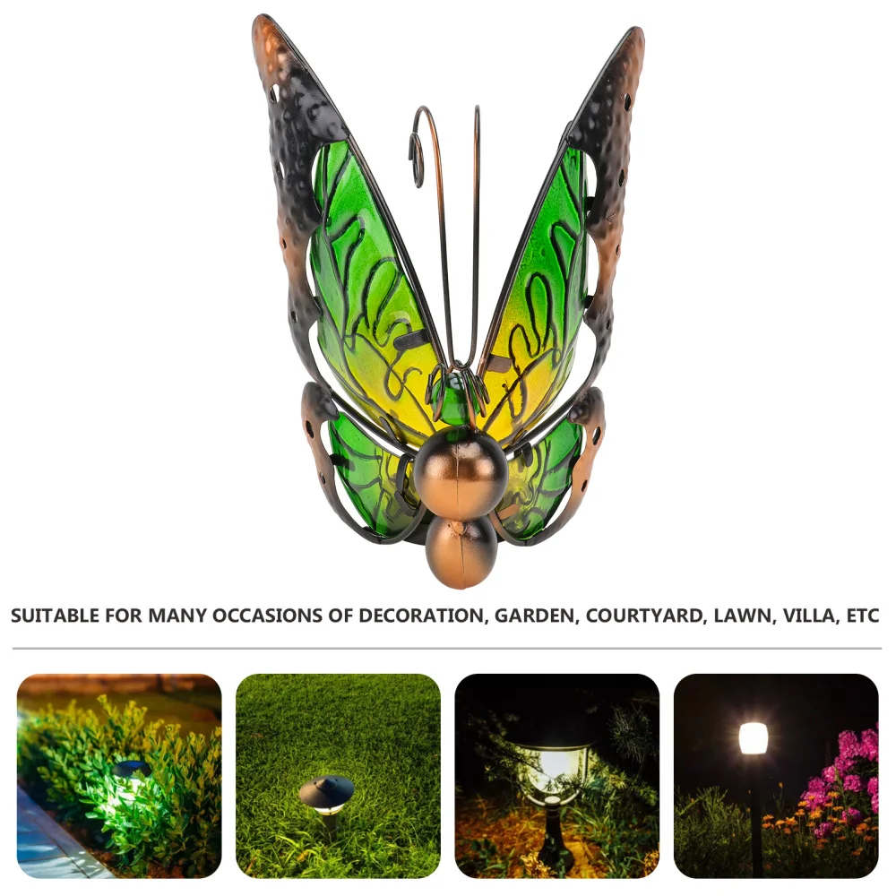 

1Pc Outdoor Lighting Butterflies Lamp Decorative Solar Lawn Light Ornament