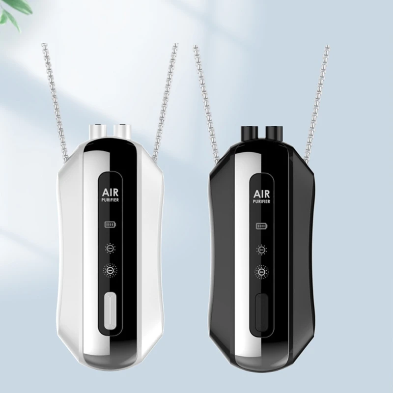 

Mini Portable Air Purifier Negative Ion Filter Air Cleaner Helps Alleviate Allergies Ideal for Purifying Air PM2.5 Smog