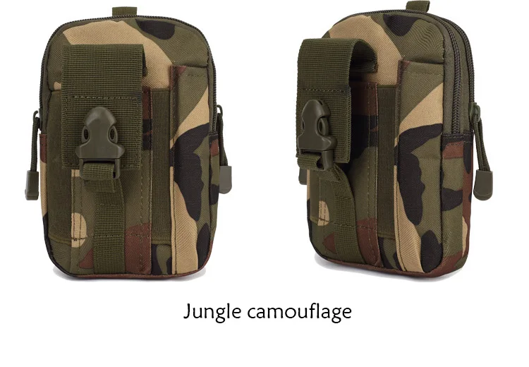Jungle camouflage 2L Тактическая Военная поясная сумка, поясная сумка, сумка для улицы, для верховой езды, для бега, охотничьи кошельки, карманные аксессуары для бега - Цвет: Jungle camouflage