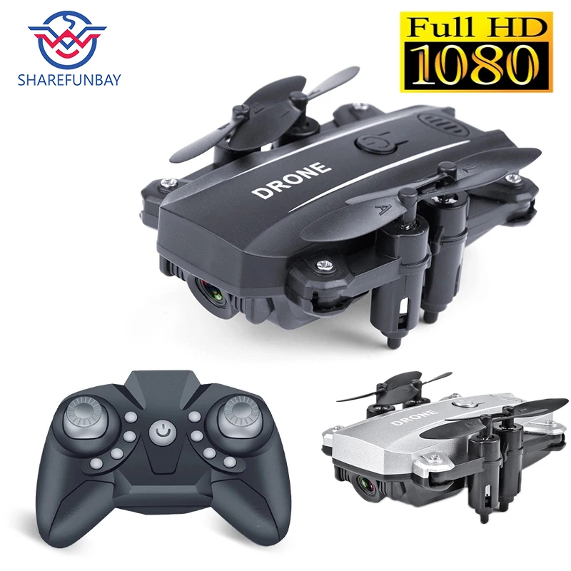 Foldable Mini Drone With RC Quadrocopter Camera HD Quad-Counter High Hold Helicopter Headless Mode Kid's Toys | Игрушки и хобби