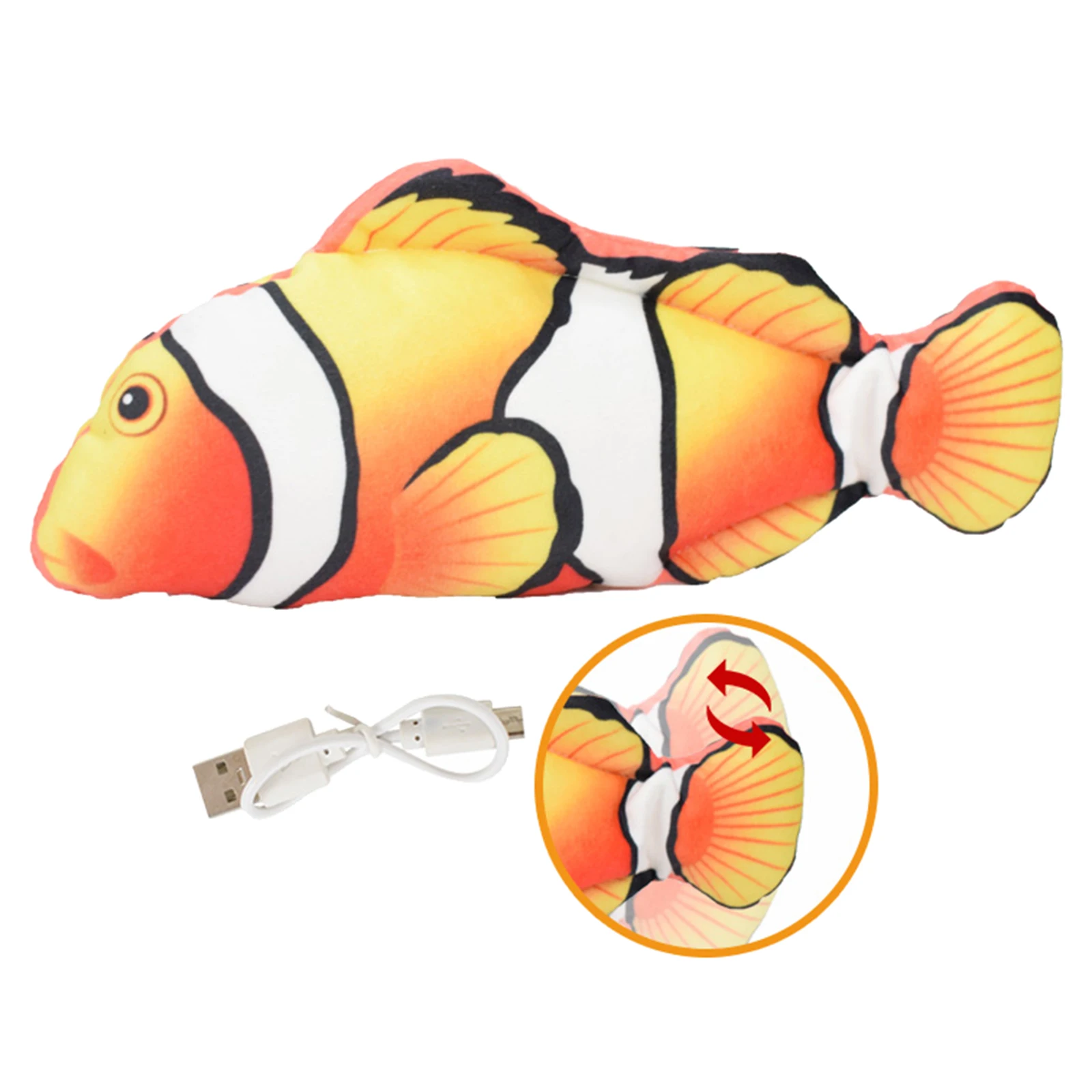 

Fish Cat Toy Simulation Toys for Biting/Chewing/Teeth Cleaning/Kicking