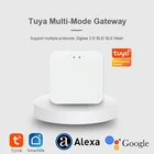 Умный шлюз Tuya ZigBee 3,0, многорежимный беспроводной Bluetooth сетчатый мост шлюза, работает с Smart Life Alexa Google Home