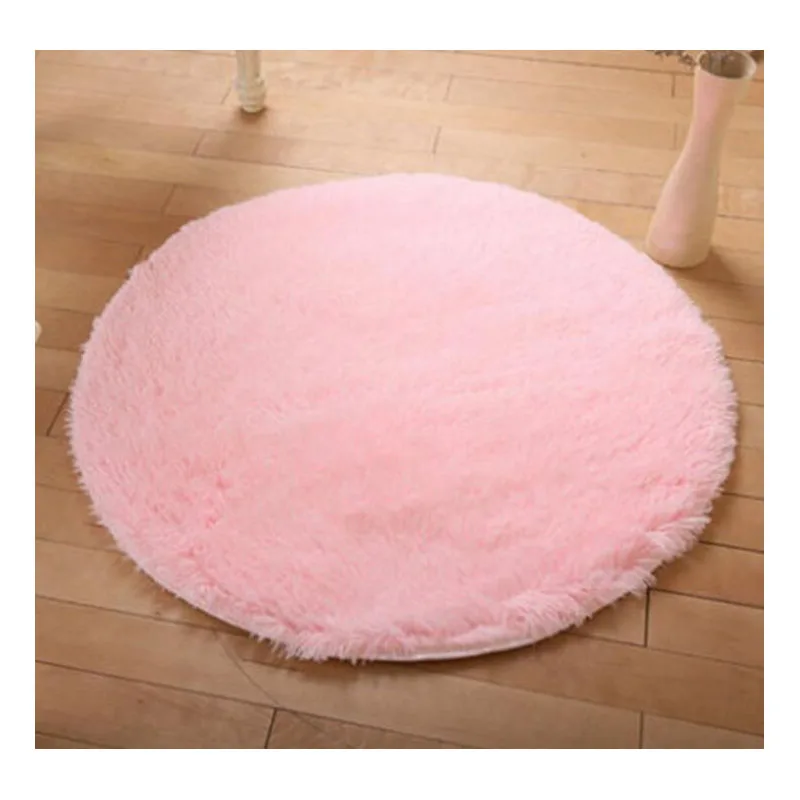 Плюшевая круглая детская игрушка детский игровой коврик Противоскользящий для