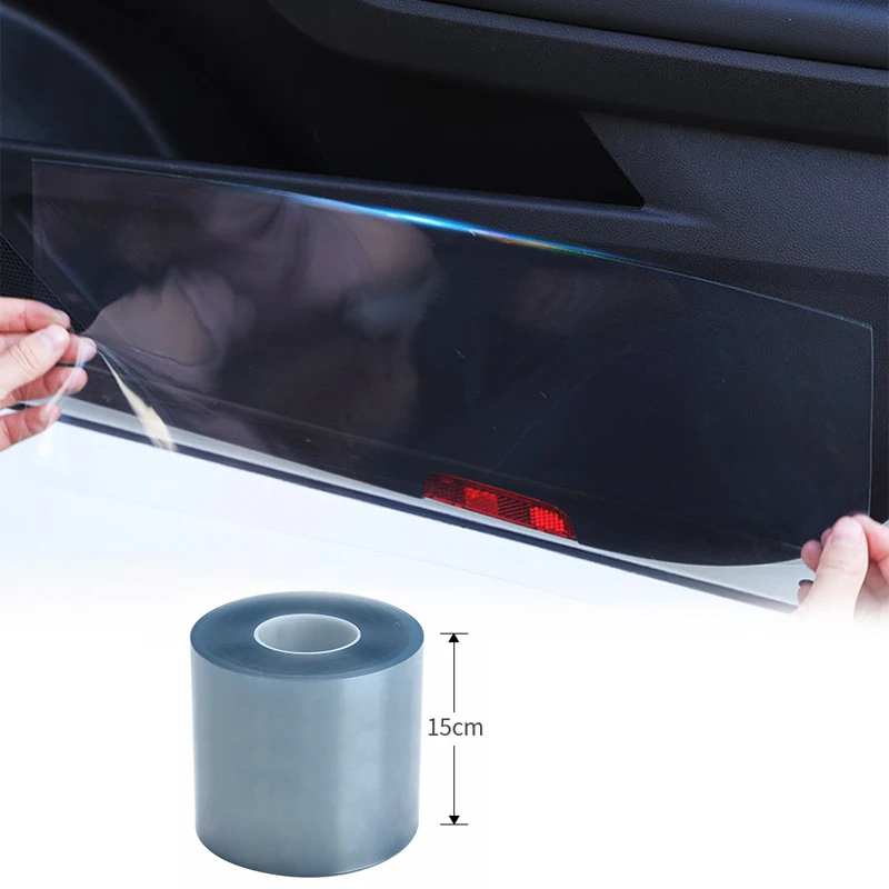 

15cmx200cm Car Rhino Skin Protective Film Car Bumper Hood Paint Protection Sticker Anti Scratch Clear Transparence Film Stickers