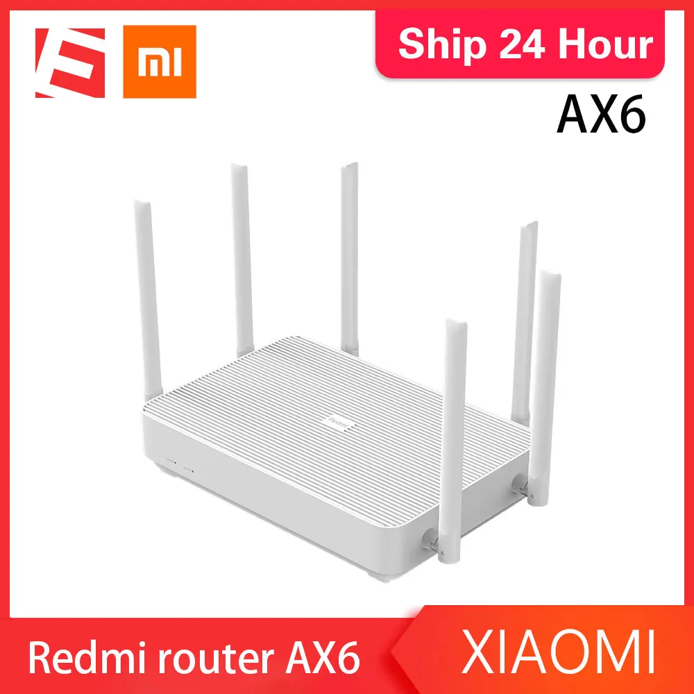 Xiaomi Redmi Router AX6 Wi-Fi 6 6-ядерный 512M сетчатый домашний IoT усилитель сигнала 2 4G 5 ГГц оба