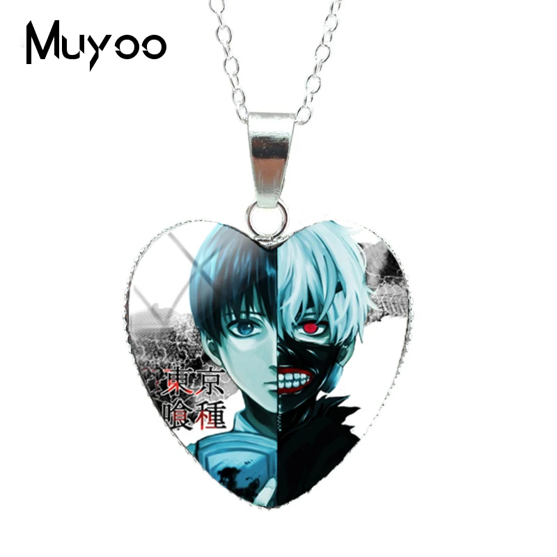 New Arrival Tokyo Ghoul Anime Heart Necklace Handmade Jewelry Gifts for Kids Cartoon Pendant HZ3 | Украшения и аксессуары