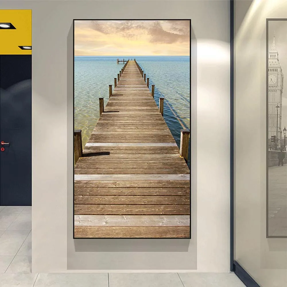 Вертикальный постер в скандинавском стиле современные картины Ностальгический