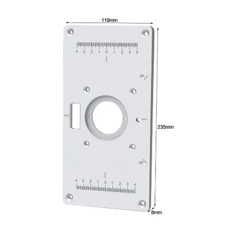 Многофункциональный фрезерный стол вставная пластина деревообрабатывающие