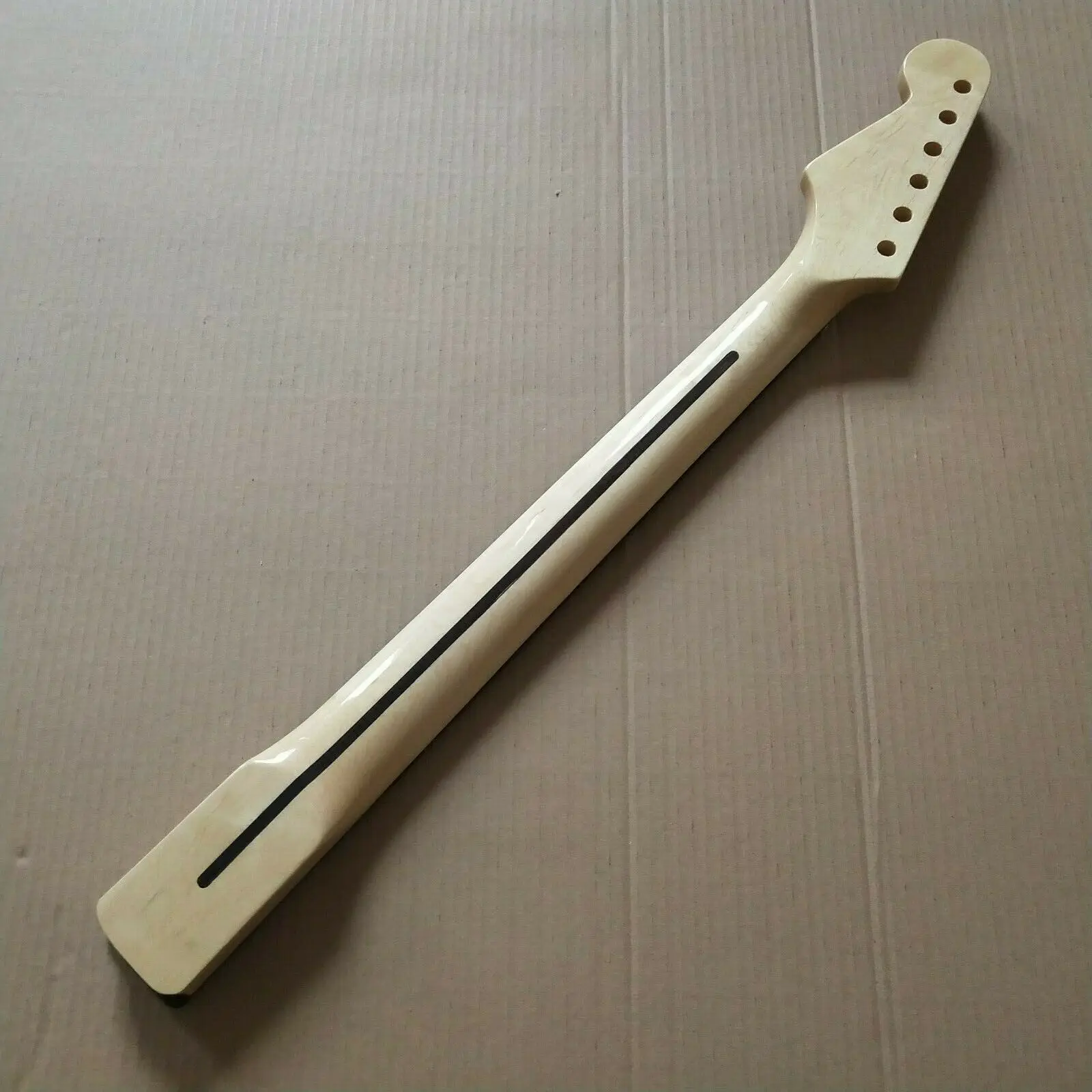 Новая сменная гитарная шейка с зубчатым наконечником 22 лада Древесина клена |