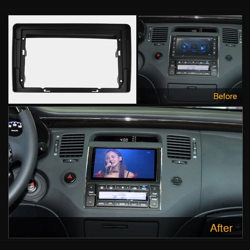 

Car Radio Fascia for HYUNDAI AZERA TG AV 2008 DVD Stereo Frame Plate Adapter Mounting Dash Installation Bezel Trim Kit