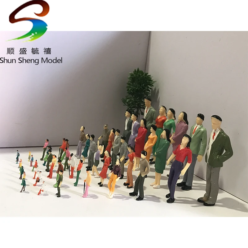 Масштаб 1/25 цифры железнодорожных людей окрашенная модель поезда фигурка Фигурка