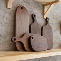 whole wood black walnut handmade wood pickaxe board solid wood plank cut vegetable board case board bread