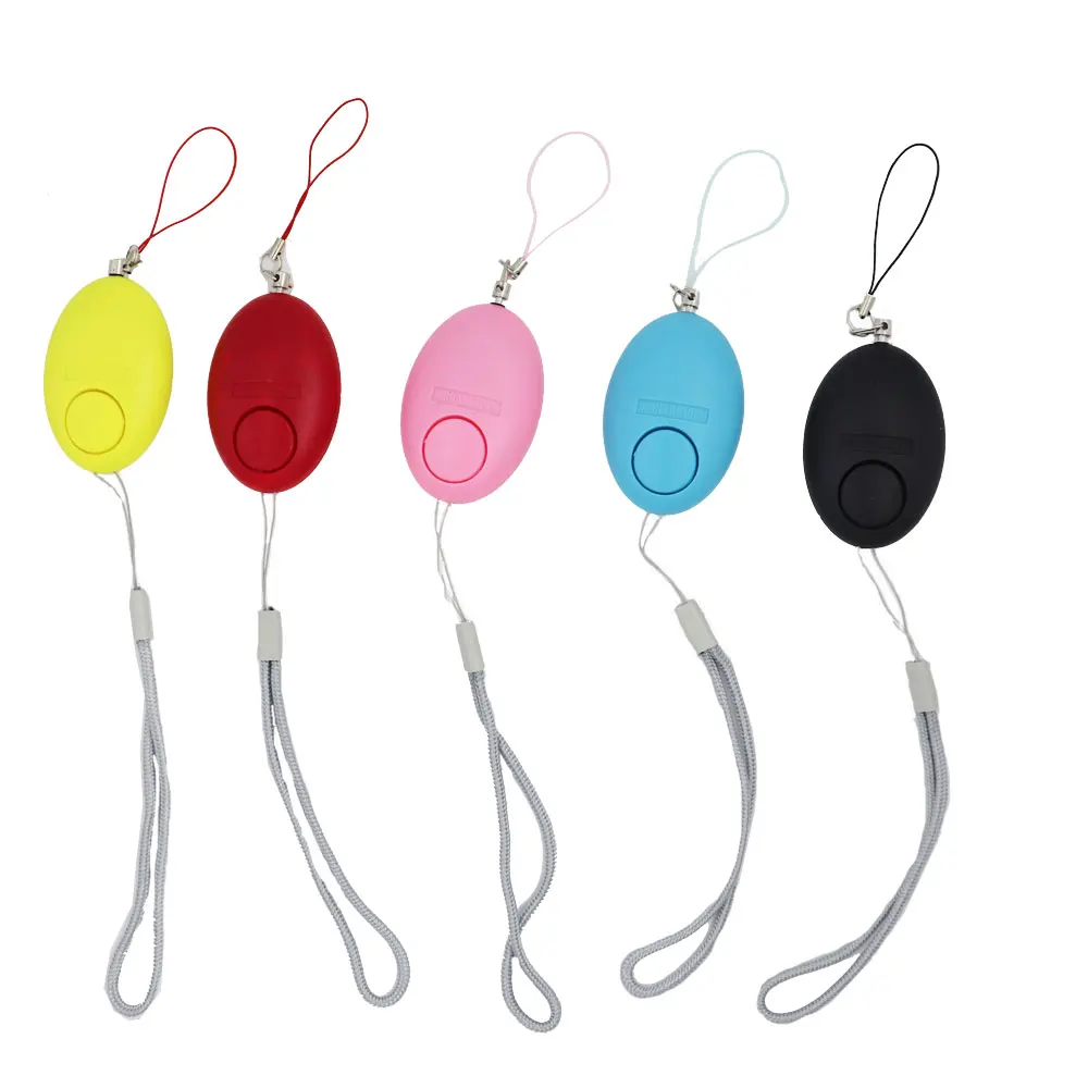 

120dB Egg Shape Self Defense Alarm Girl Women Elderly Security Protect Alert Personal Safety Scream Emergency Alarm Keychain