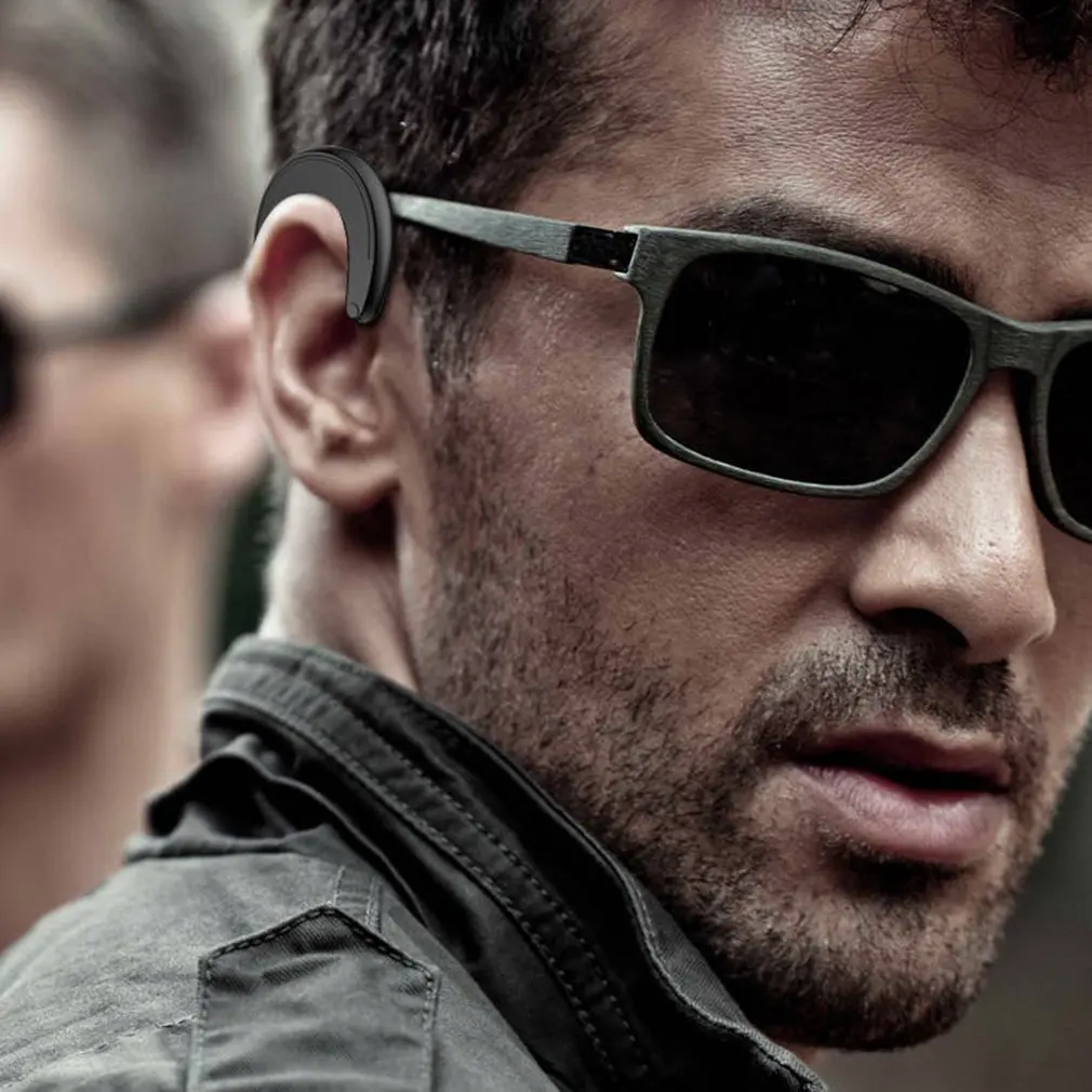 

Ultra Thin Ear Hook Wireless V4.1 Earphone Sports Running Earphone Bone Conduction Wireless Headphones