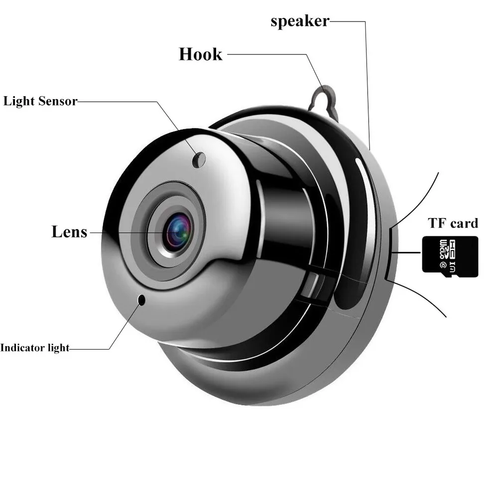 Домашняя безопасность мини WIFI 720P IP камера беспроводная маленькая CCTV