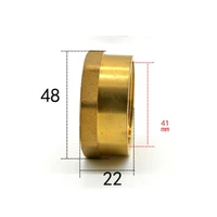 1 14 bsp female pipe hex head brass end cap plug fitting coupler connector water gas oil
