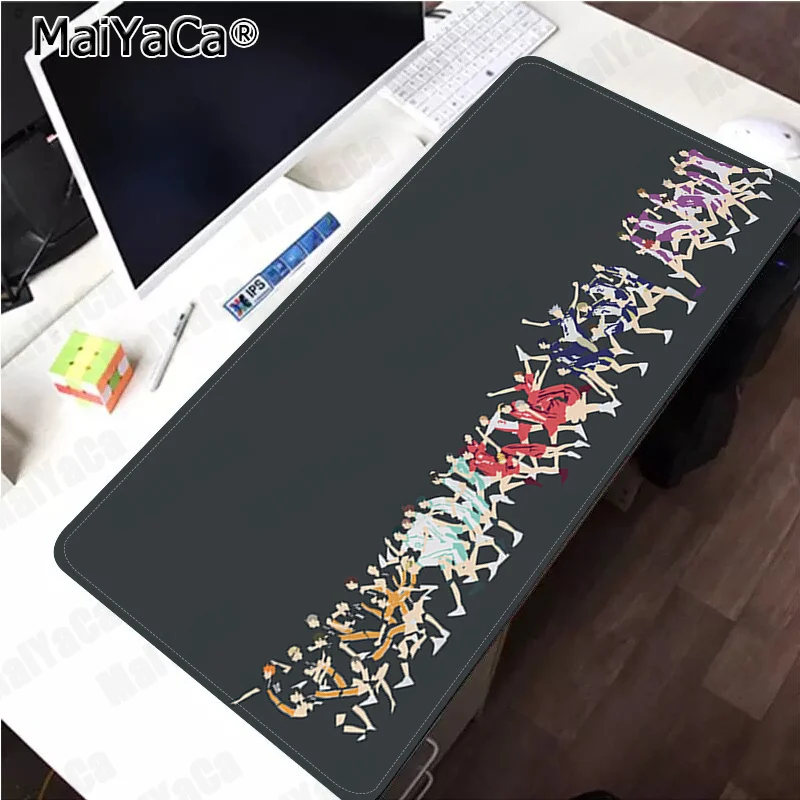 

MaiYaCa Anime Boys Hinata Shoyo Haikyuu Silicone large/small Pad to Mouse Game Free Shipping Large Mouse Pad Keyboards Mat