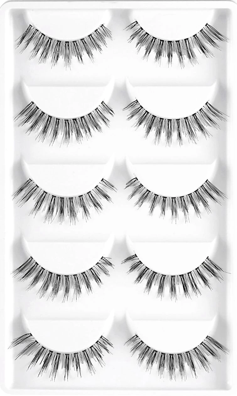 CLO05-04 CLOTHOBEAUTY 5 пар накладных ресниц, тонкие накладные ресницы для наращивания ручной работы, натуральные мягкие невидимые ресницы, длинный толстый многоразовый макияж - Цвет: CLO05-04
