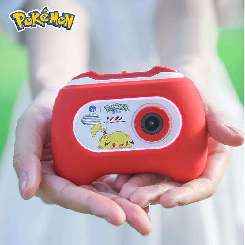 

Genuine Pikachu Camera HD Video Pokemon 3 Inch Mini Outdoor Camera with 4GB Memory Card Educational for Child Toys Birthday Gift