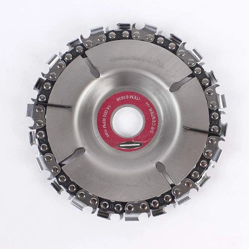 

NEW-3Pcs Grinder Wood Carving Disc Grinder Chain Disc 4-Inch 22 Teeth Circular Saw Blade Cutting Tools for Grinder