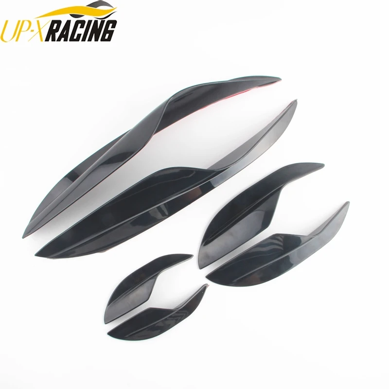 Автомобильный передний бампер разветвитель для губ диффузор спойлер отделка