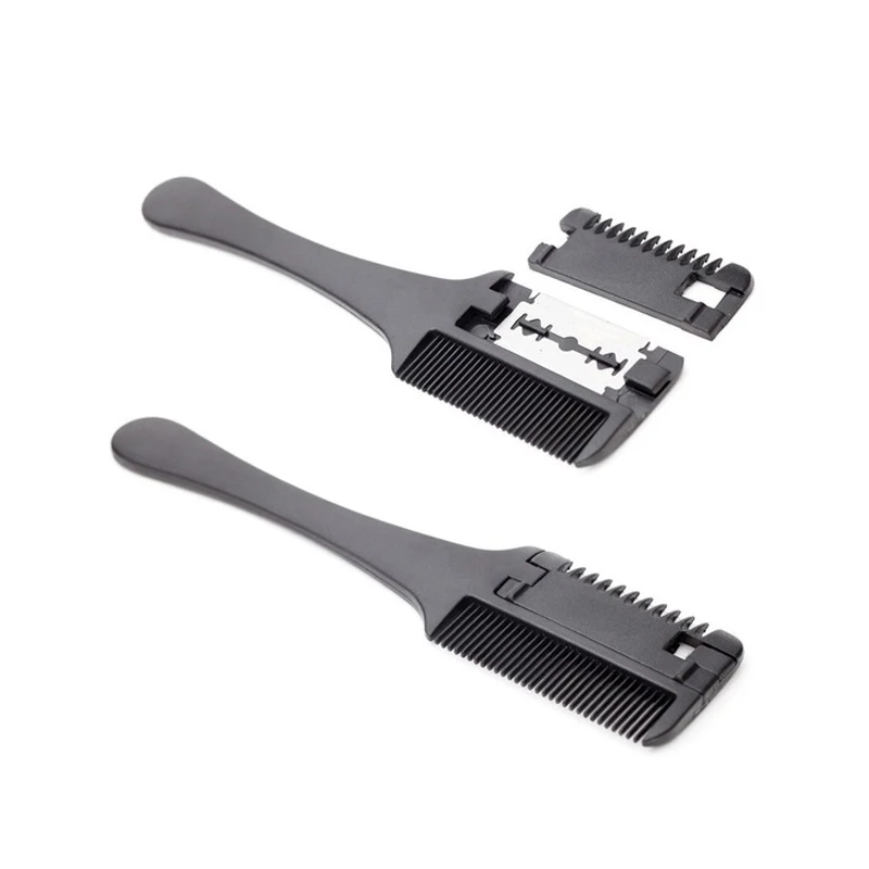 Расческа для стрижки волос дома расческа с черной ручкой укладки взрослых