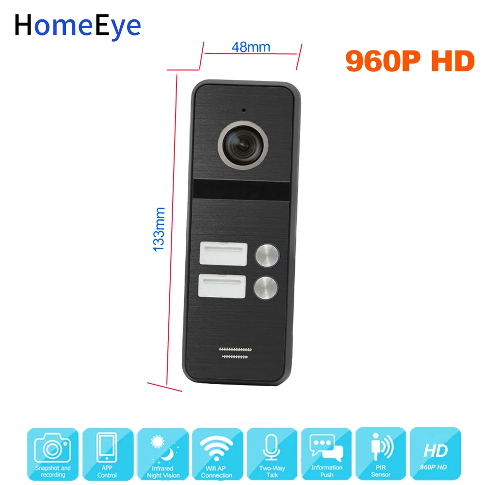 TuyaSmart App дистанционная разблокировка IP видео телефон двери Wi Fi домофон 2 квартира