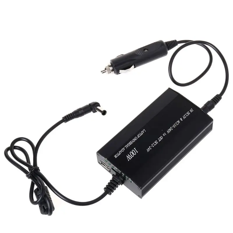100 Вт Универсальный адаптер переменного тока зарядное устройство Шнур для