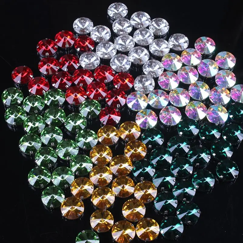 Круглая четырехкогтевая Стразы s-образное сверло со стразами бриллиантовые