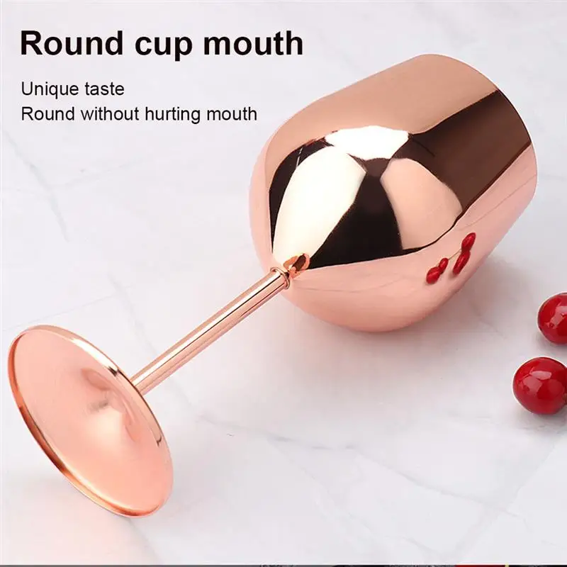 500 мл Стальная Чаша Шампанского Винный Бокал Коктейль Металлический для Бара Ресторана