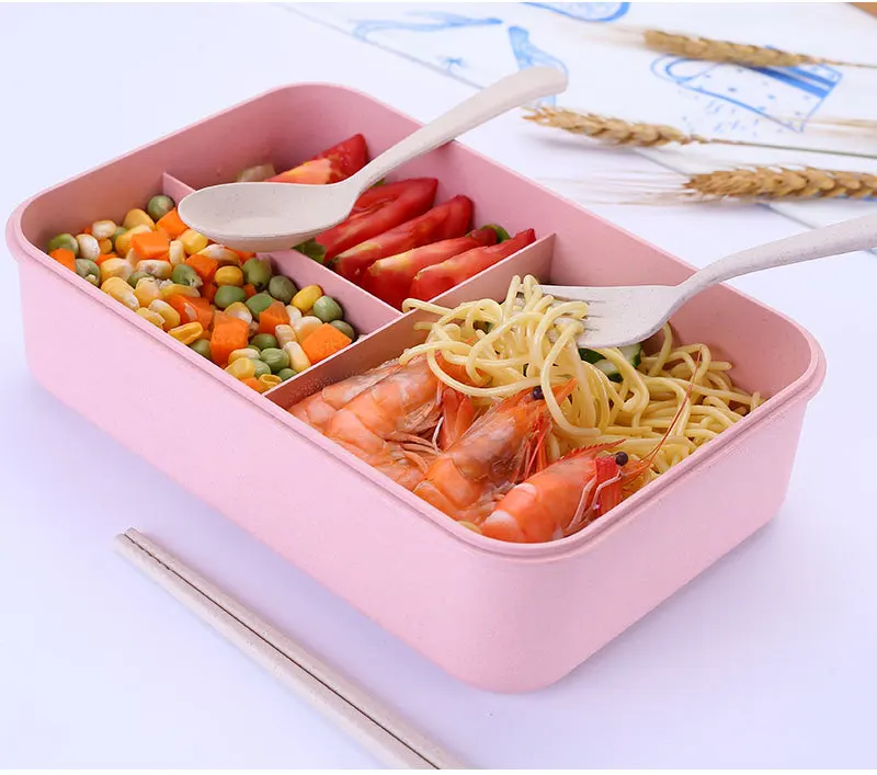 Герметичный Ланч-бокс милый креативный большой емкости Bento box для дома и офиса студенческий Портативный прочный простой детский пищевой контейнер