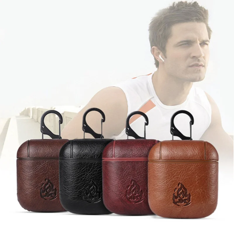 Vococal Wireless Earphone Case Storage Headphone In-Ear Charger Holder Bag Coner Box Sleeve for Apple AirPods Air Pods Accessory |