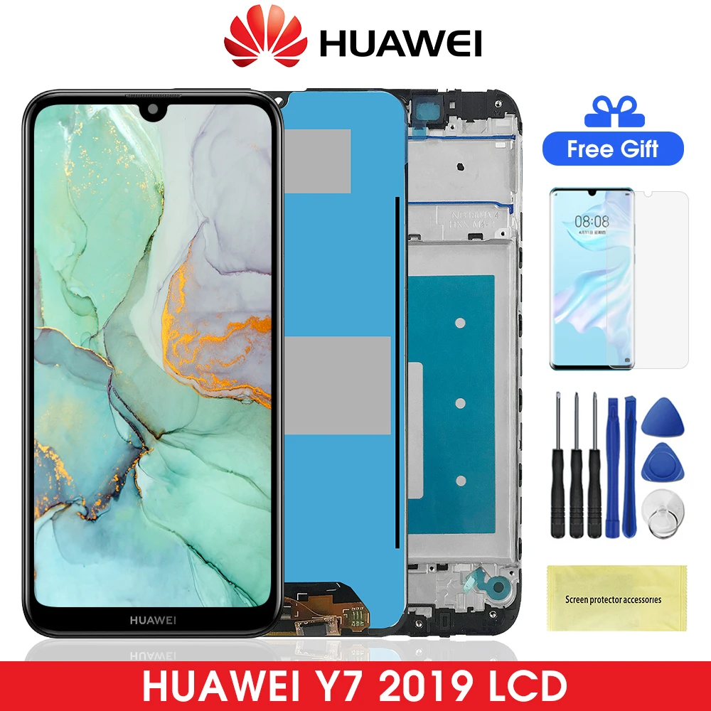 ЖК дисплей Y7 Prime 2019 для Huawei сенсорный экран дигитайзер в сборе HUAWEI Pro DUB LX3 LX1 L23 L21