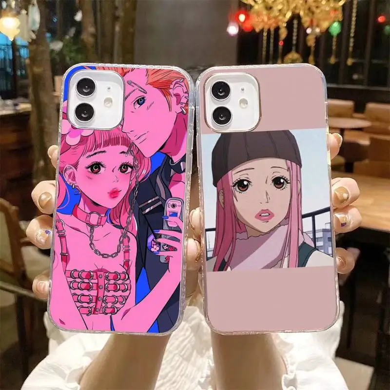 

Anime Paradise Kiss Miwako Phone Case For Iphone 5 SE 2020 6 6s 7 8 plus X Xr XS 11 12 Mini Pro Max Transparent Fundas Cover