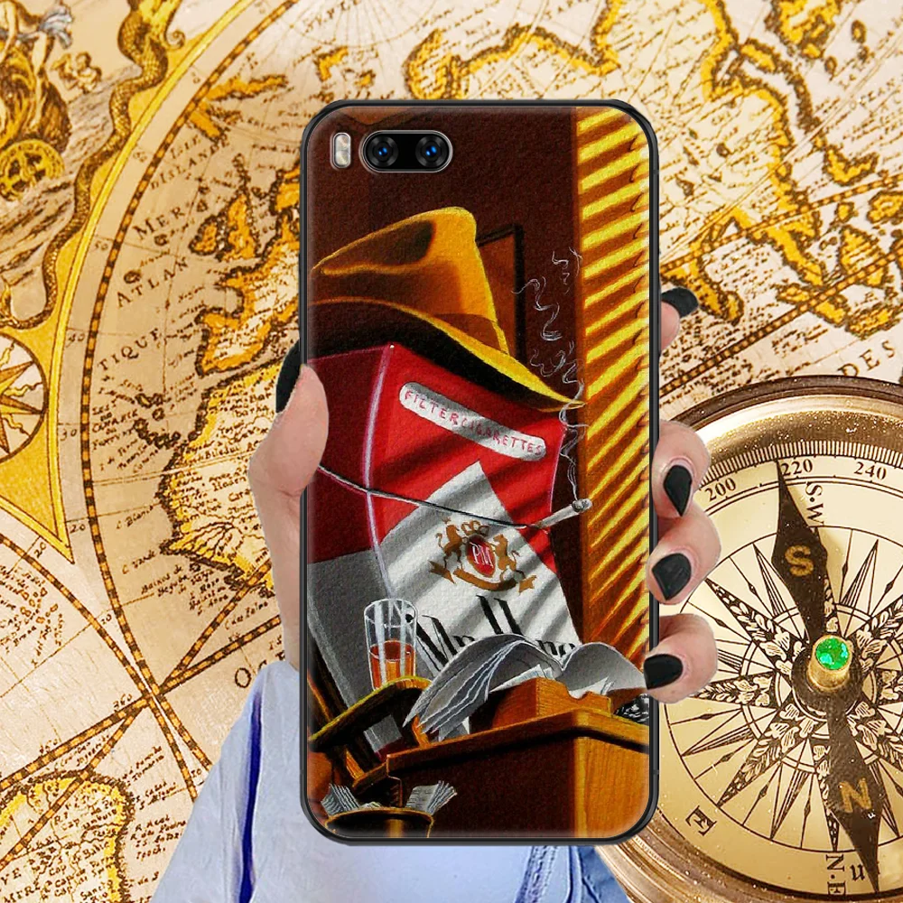 

Funny Cigarettes Phone case For Xiaomi Mi Max Note 3 A2 A3 8 9 9T 10 Lite Pro Ultra black tpu funda art shell soft cell cover