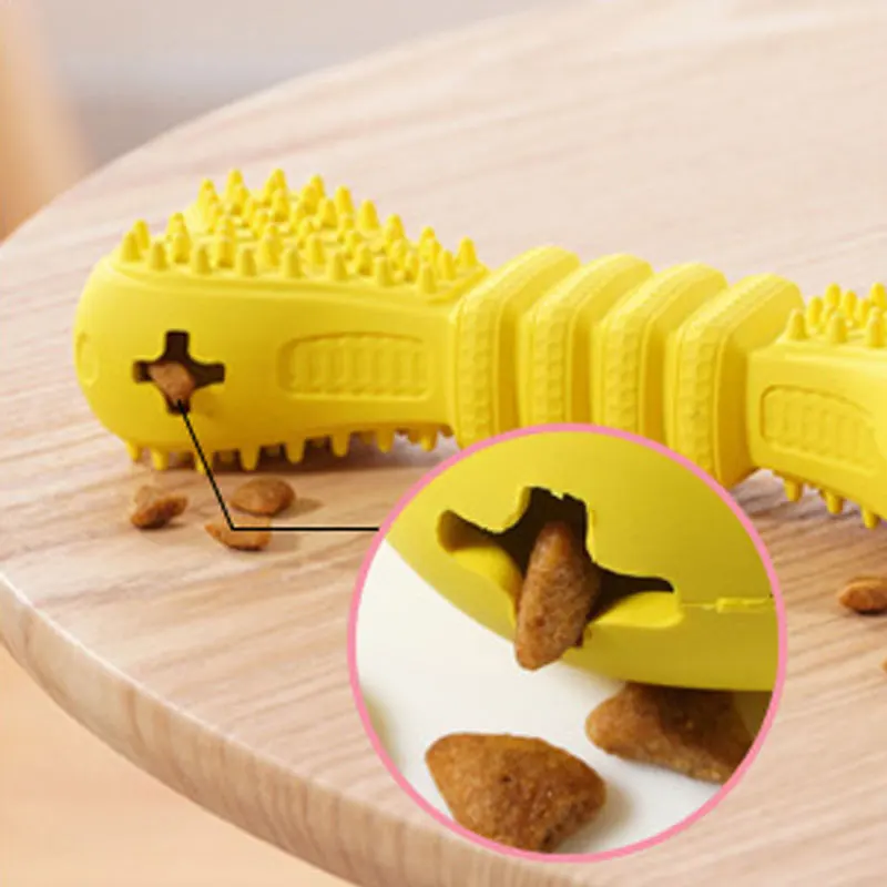 Игрушка Собака Щенок жевательные игрушки в форме кости протекающие для еды